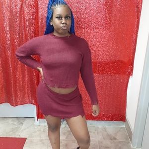 Bougie Bum Skirt Set